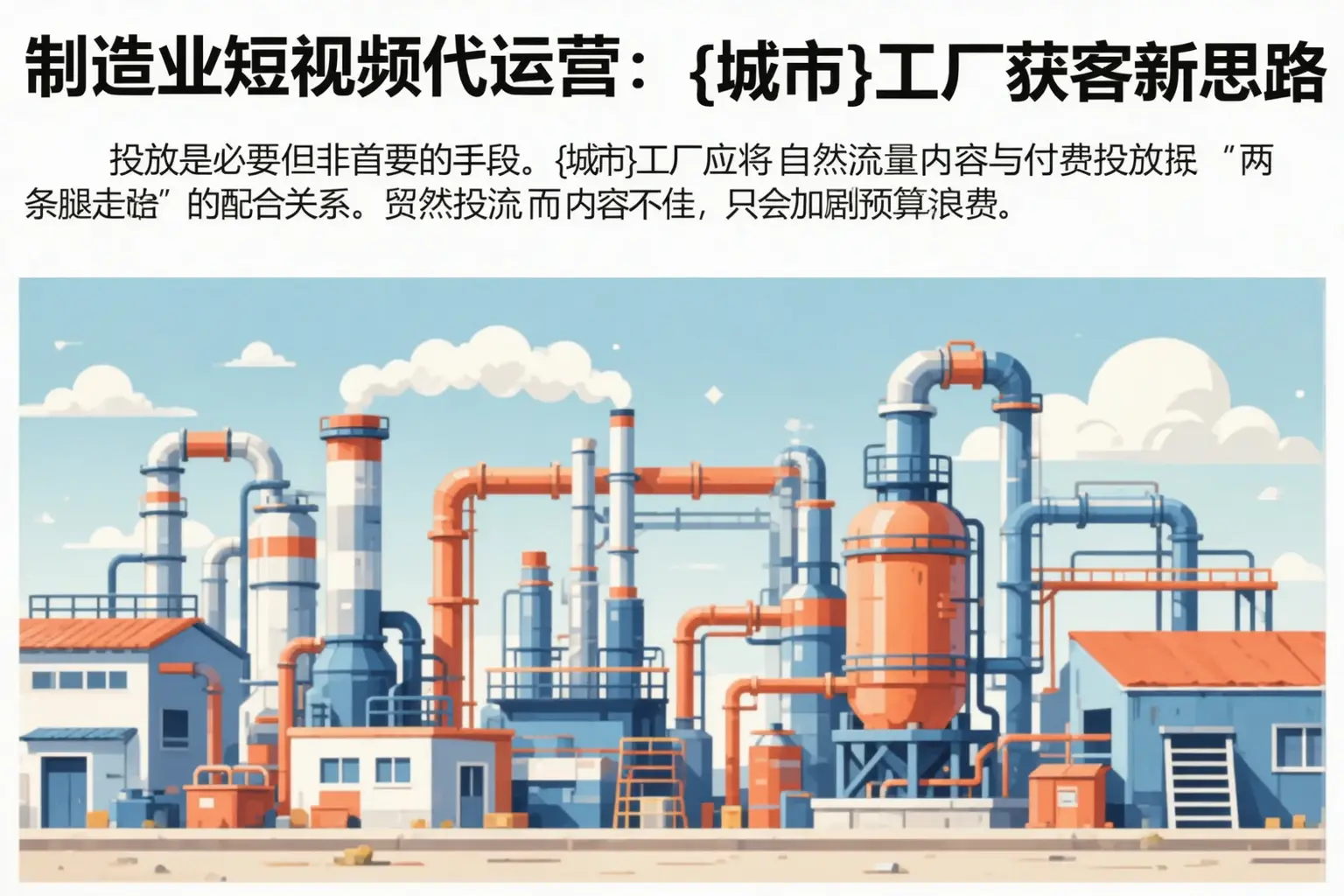 制造业短视频代运营:彬州工厂获客新思路